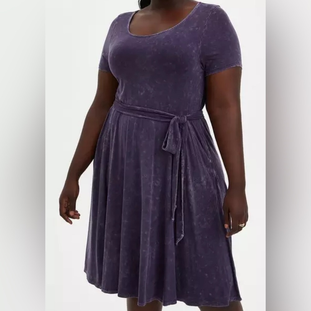 Torrid 2x Super Soft 
Purple Dress.
